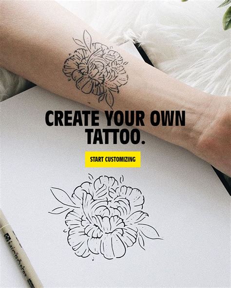 design my own temporary tattoo.